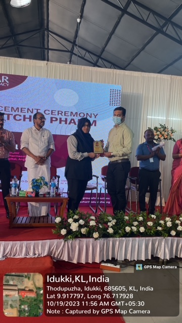 students receiving awards for academic excellence