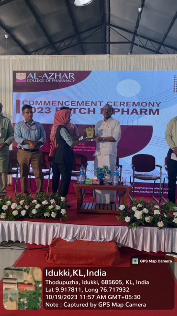students receiving awards for academic excellence