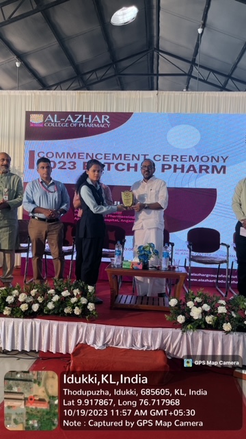 students receiving awards for academic excellence